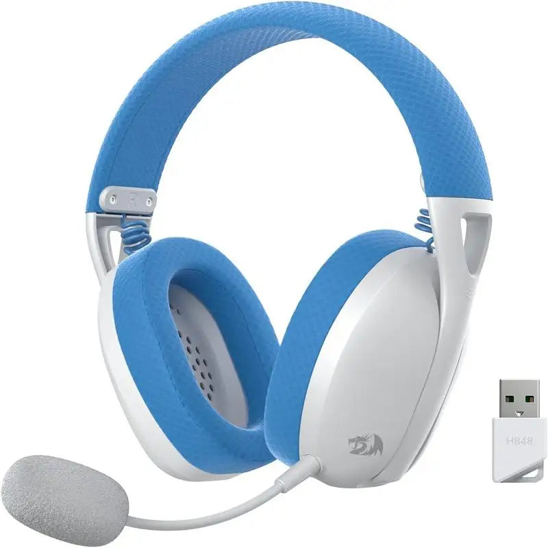 Redragon H848 Wireless Gaming Headset Detachable Microphone Multi Platform