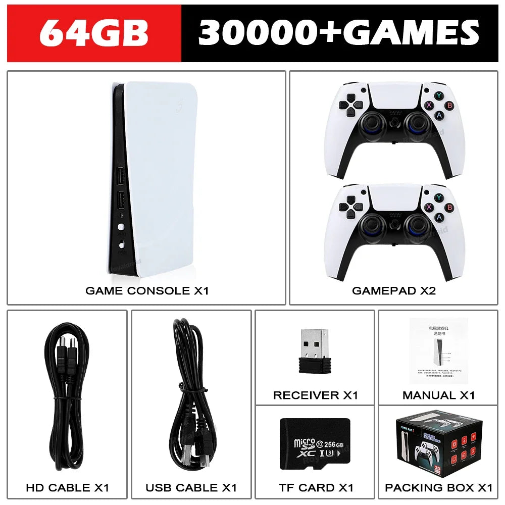 Ispoofer GB5 Retro Game Console Dual Controllers 50000 Games