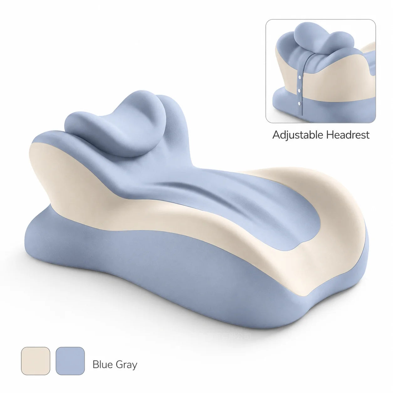 Ergonomic Multifunctional Memory Foam Reading Pillow