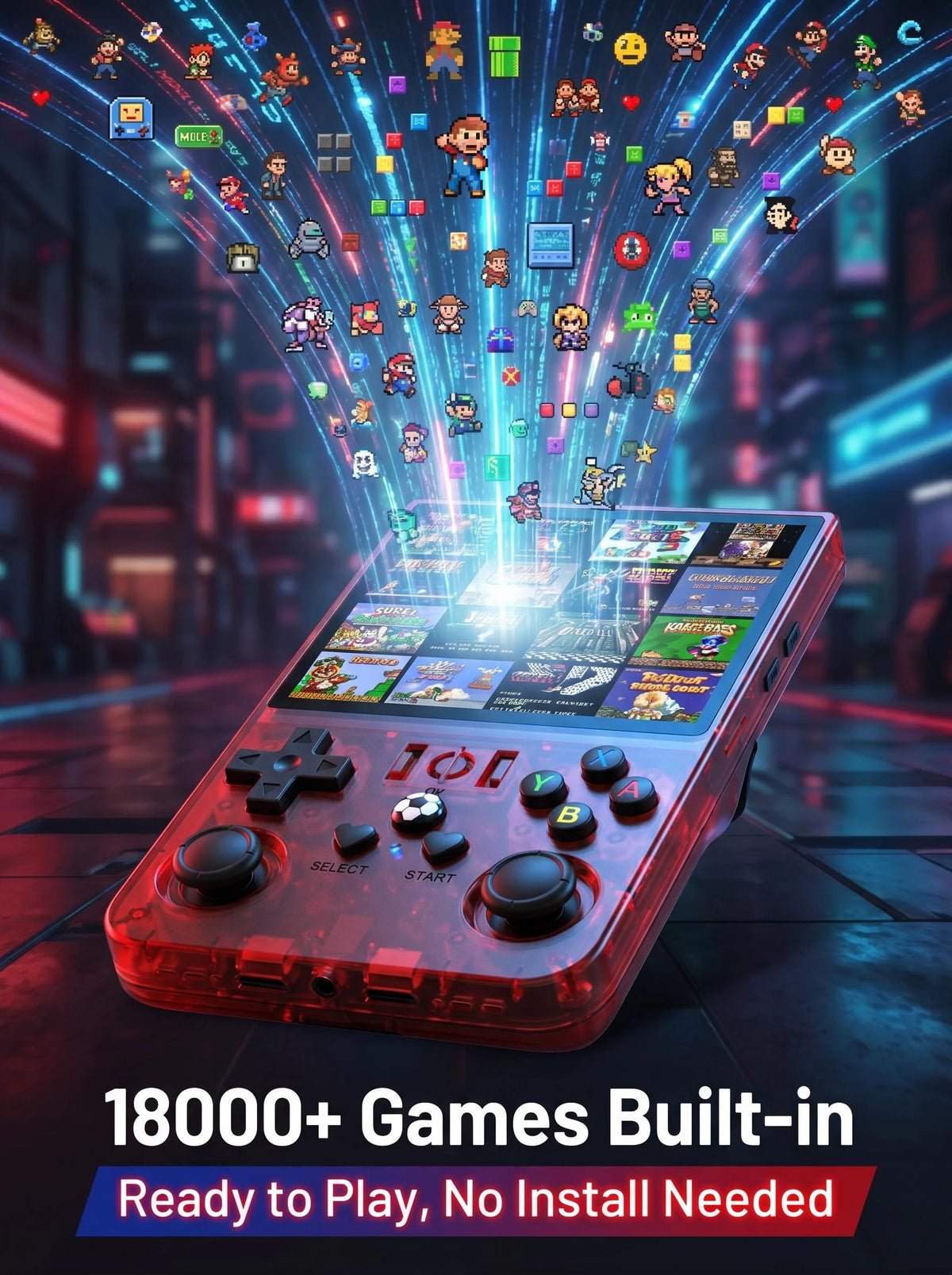 AISLPC R36MAX Retro Handheld Game Console With IPS Display