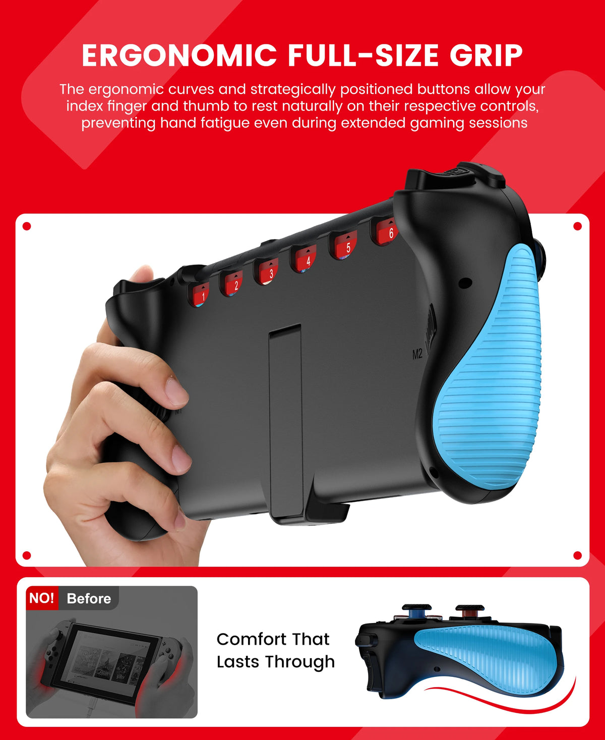 DinoFire Switch 2 Wired Controller With Hall Effect Joystick