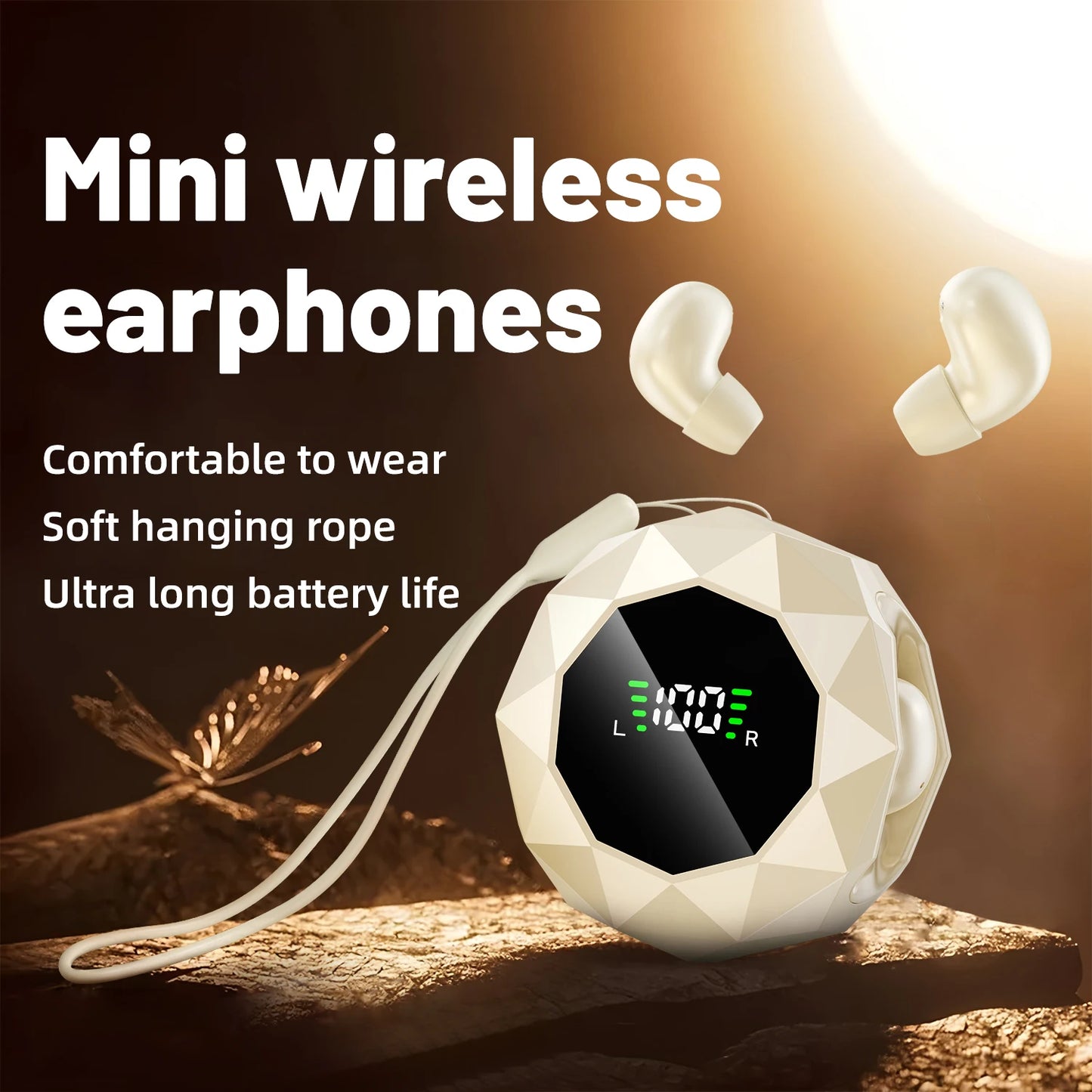 Shuke Wireless Sleep Earbuds With Active Noise Cancellation