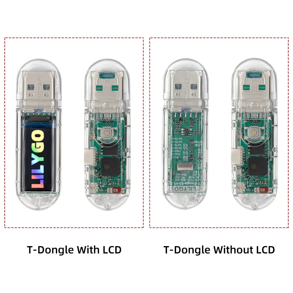 LILYGO T-Dongle-S3 ESP32-S3 Development Board With Built In LCD Screen