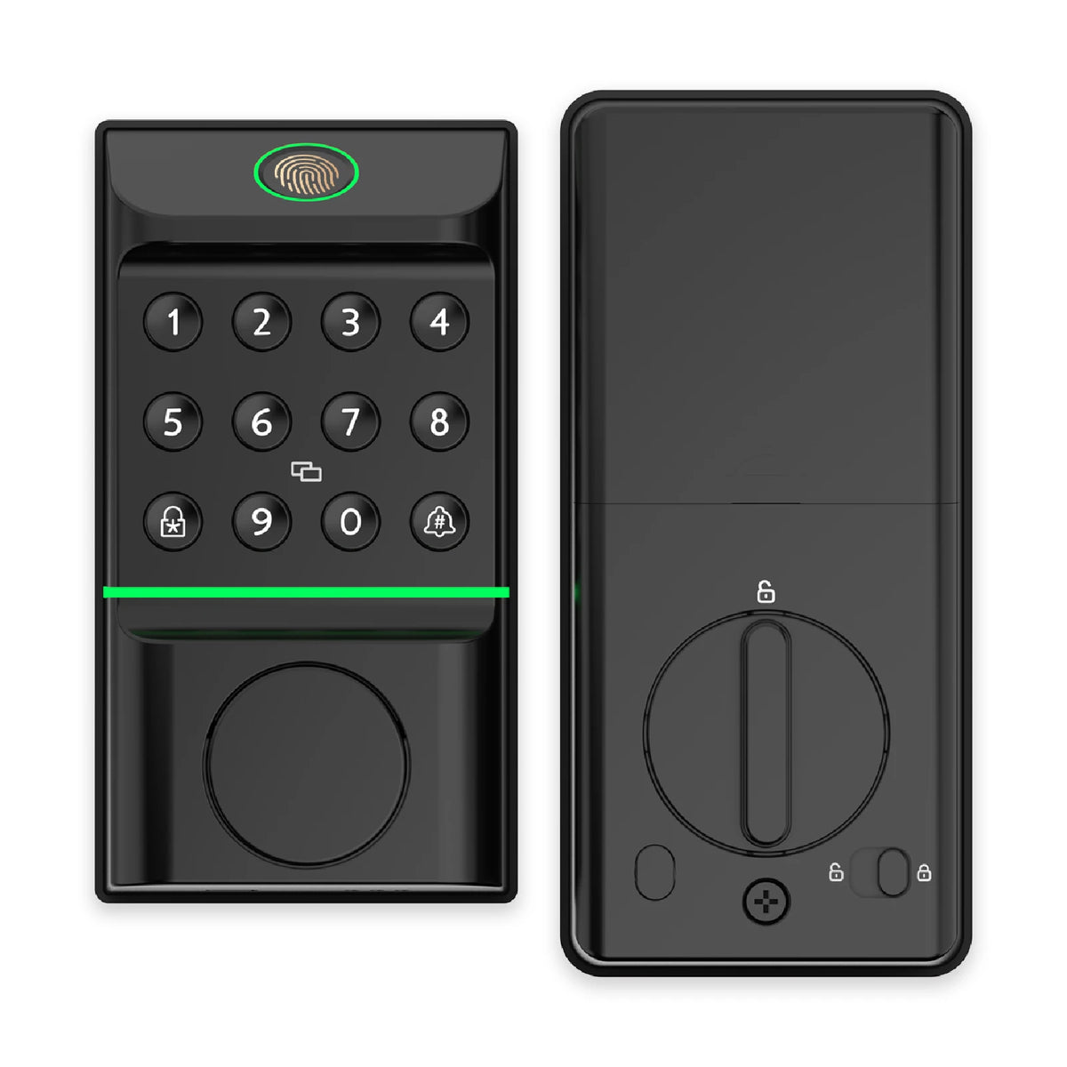 Viladepot Smart Fingerprint Keyless Entry Door Lock With Bluetooth App