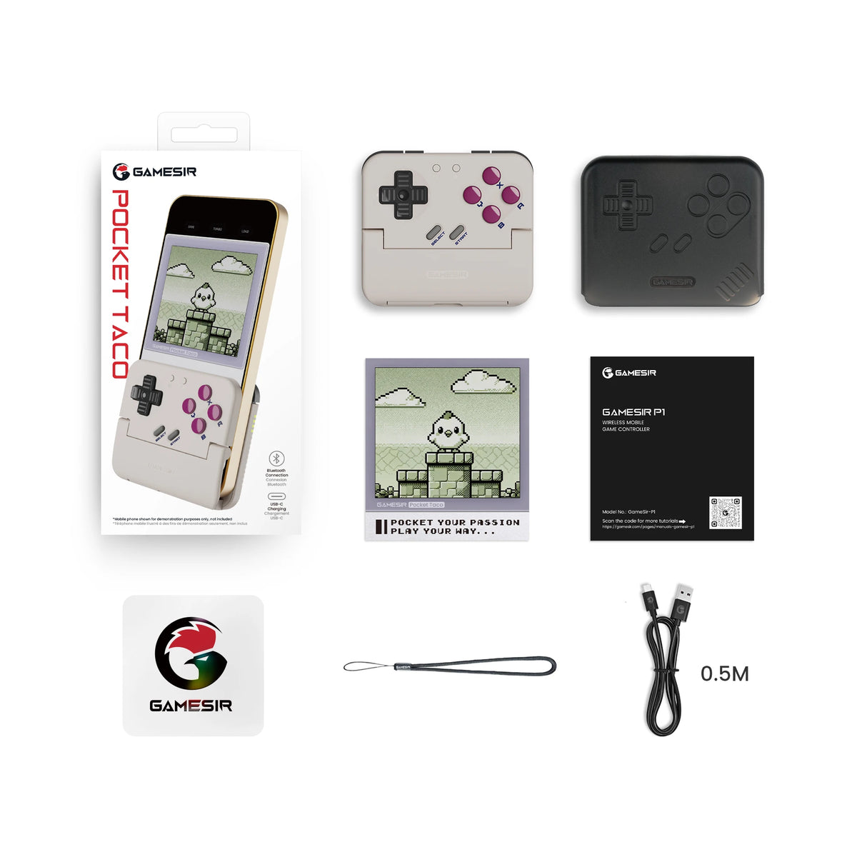 GameSir Pocket Taco Mobile Controller for Android and iOS Gaming