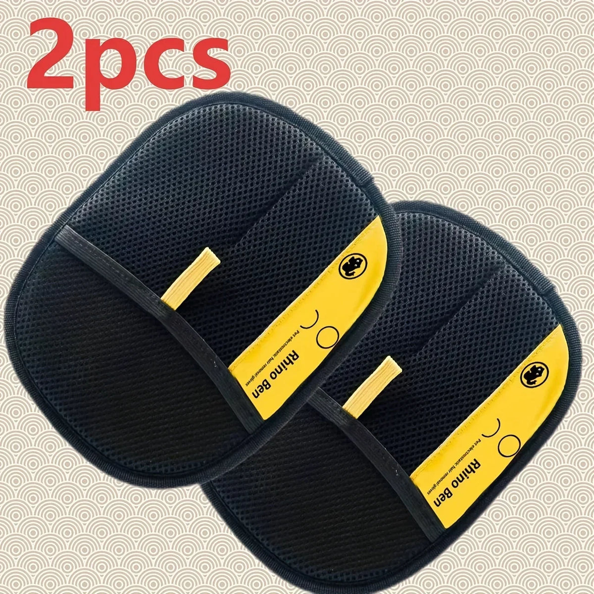 2-Piece Pet Hair Removal Gloves For Cat Grooming