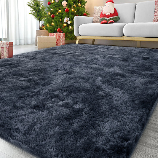 Ultra-Soft Puffy Rug, Bedroom & Living Room Indoor Floor Mat, Nursery Carpet, Children's Girls' Room Home Decor