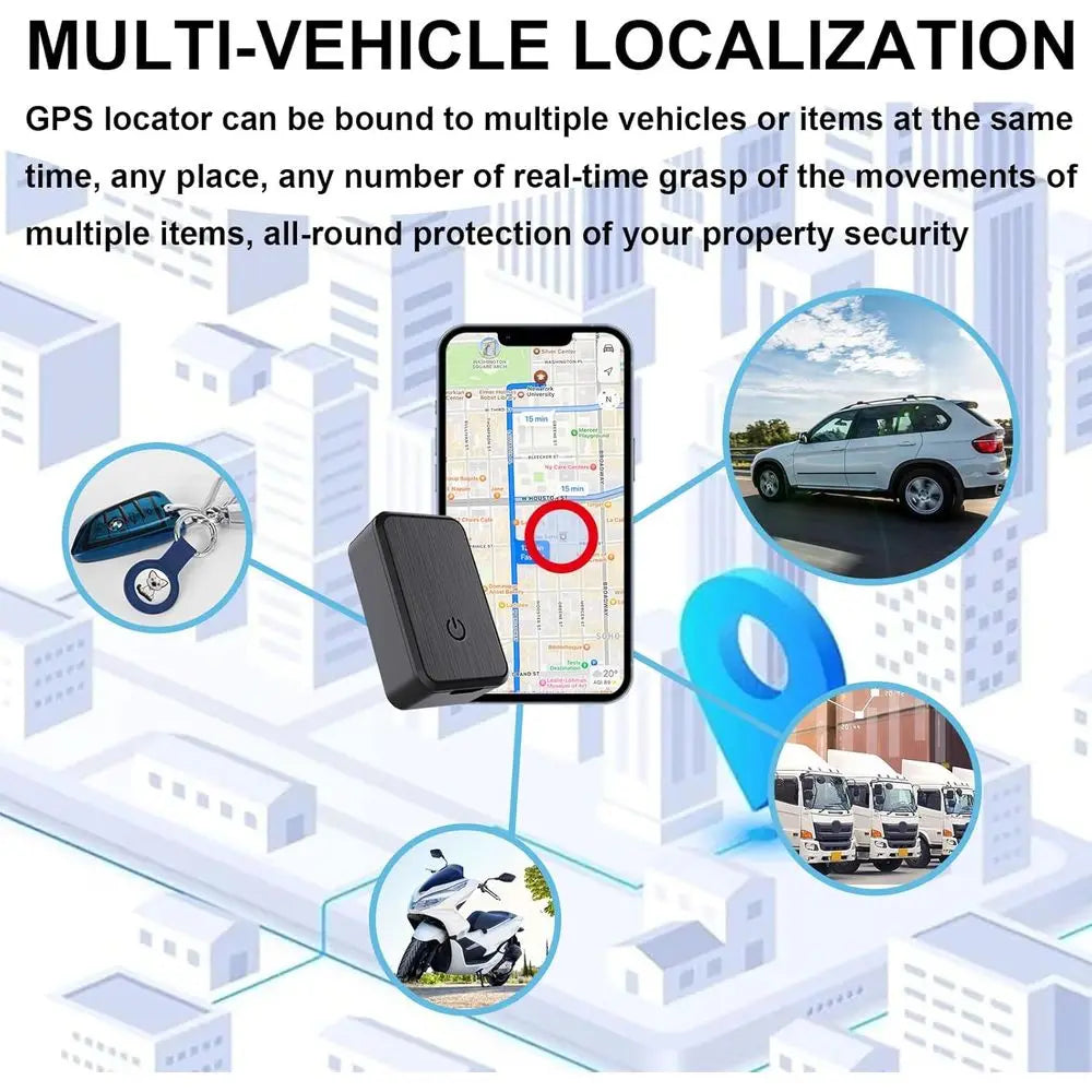 GPS Tracker for Vehicles-Real-Time GPS Tracker, No Monthly Fee, Full USA Coverage, Hidden Car Locator Tracking Device for Vehicl