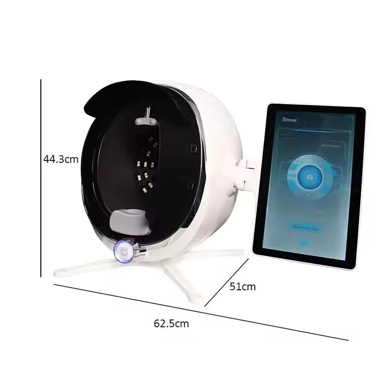3D Skin Scanner Care Facial Analyzer Monitor Machine Magic Mirror Testing Detector Face Camera Test Analysis Beauty Machine