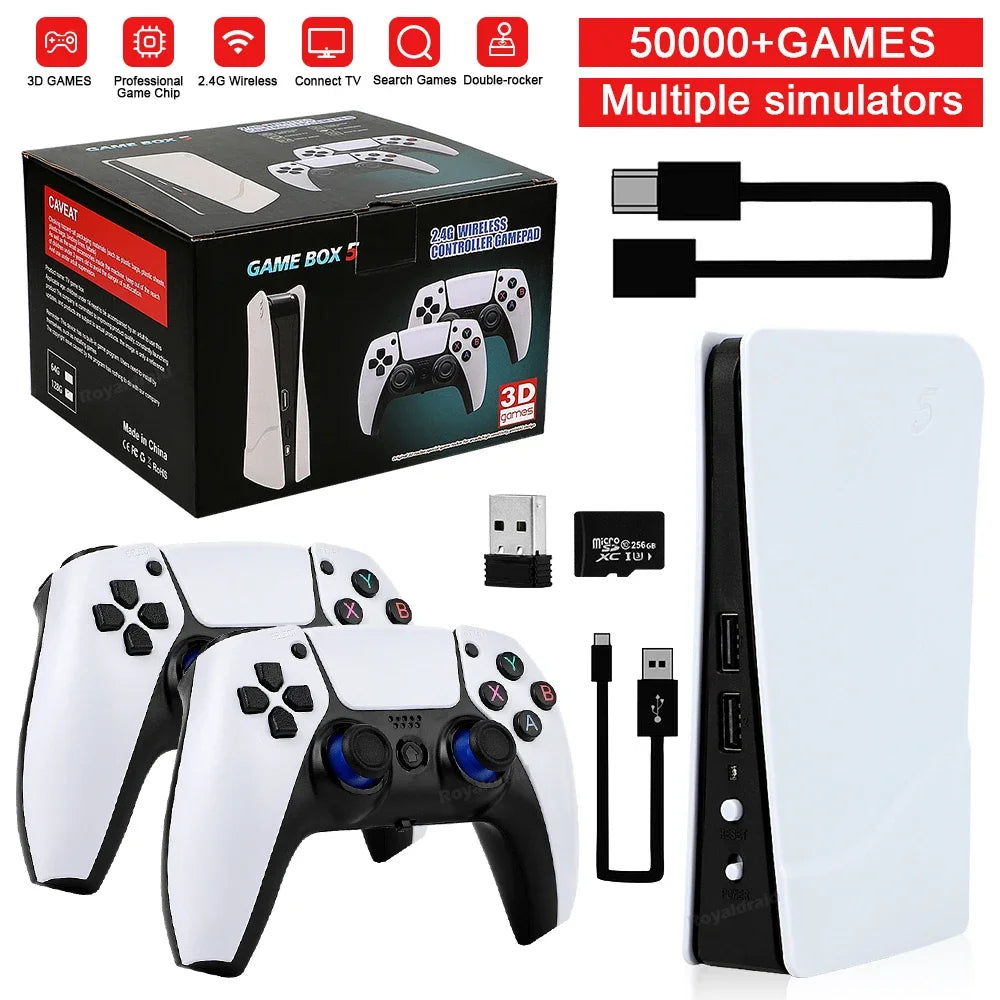 Ispoofer GB5 Retro Game Console Dual Controllers 50000 Games