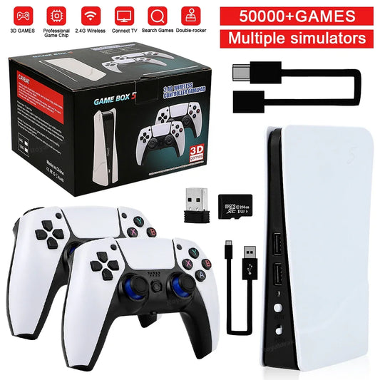Ispoofer GB5 Retro Game Console Dual Controllers 50000 Games