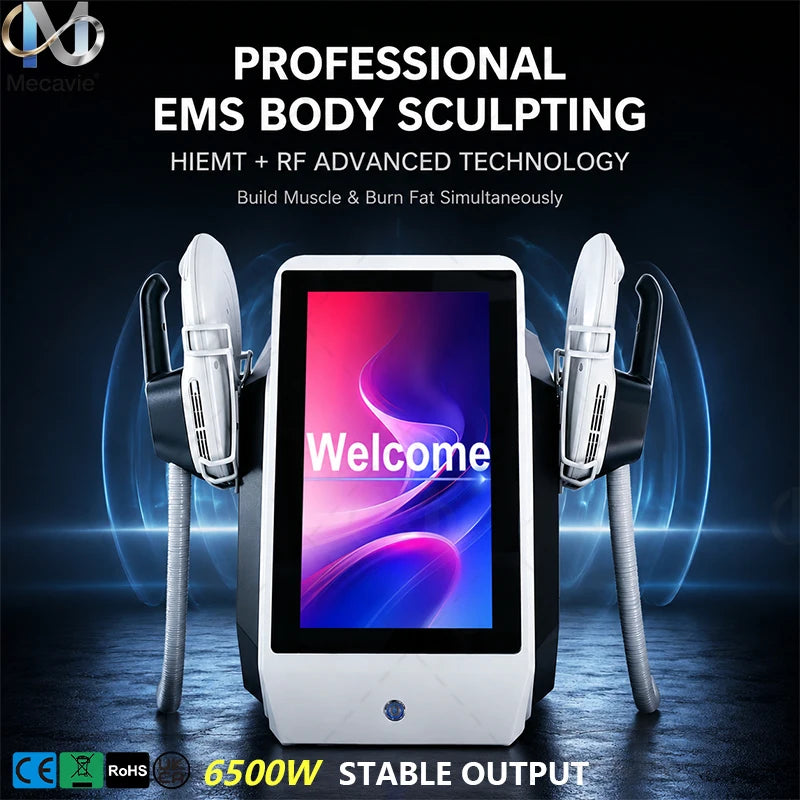 EMSNOVA High Power RF Body Vibration Pulse Electromagnetic Body Sculpting Professional Muscle Building And Fat Reduction Device