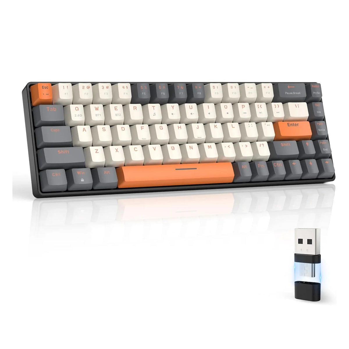 Attack Shark Wireless Mechanical Keyboard Bluetooth Dual Mode Hot Swappable