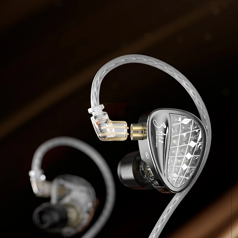 KZ ZA12 Hybrid Wired In Ear Monitor Audiophile Earphones