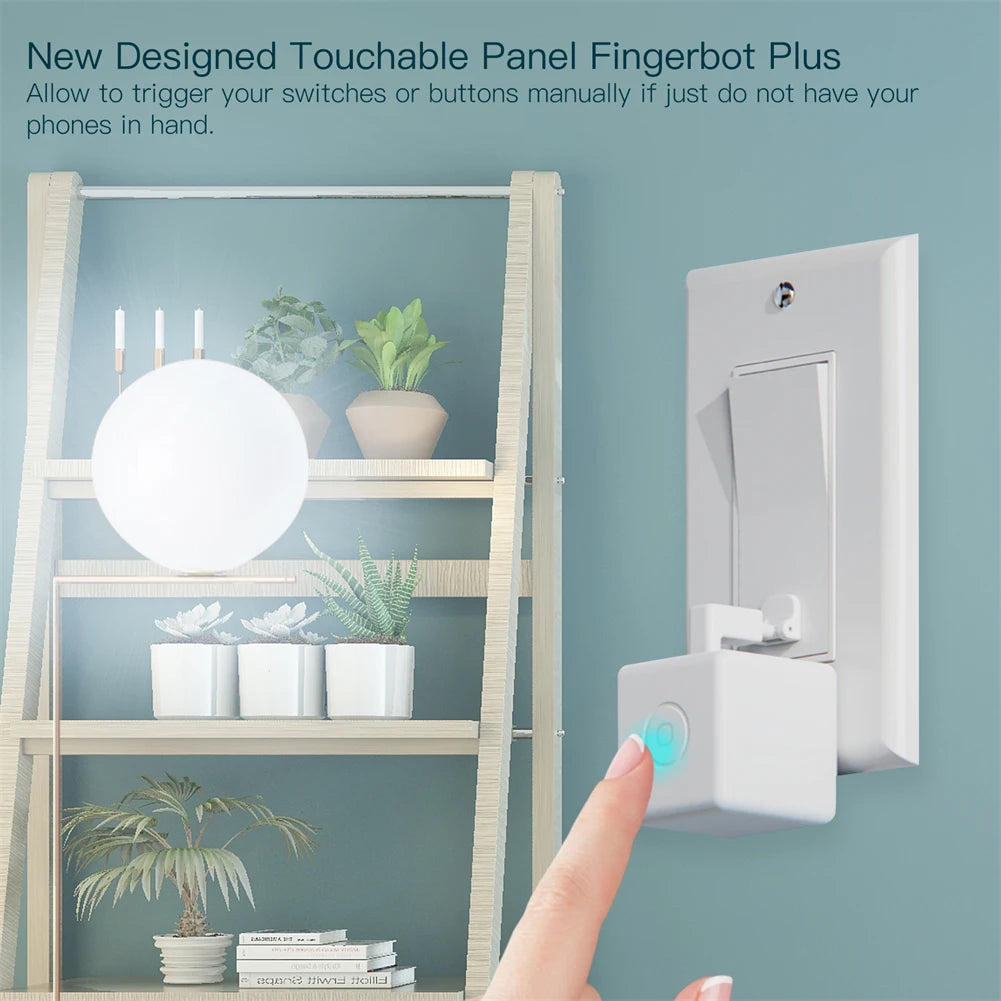 MOES Tuya Bluetooth Fingerbot Switch Pusher Alexa and Google Assistant