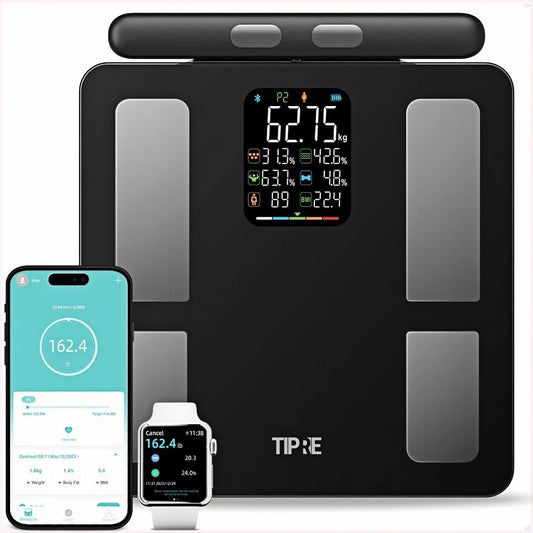 Smart Scale 8-Electrode Body Fat Scale with Bluetooth Health Monitor