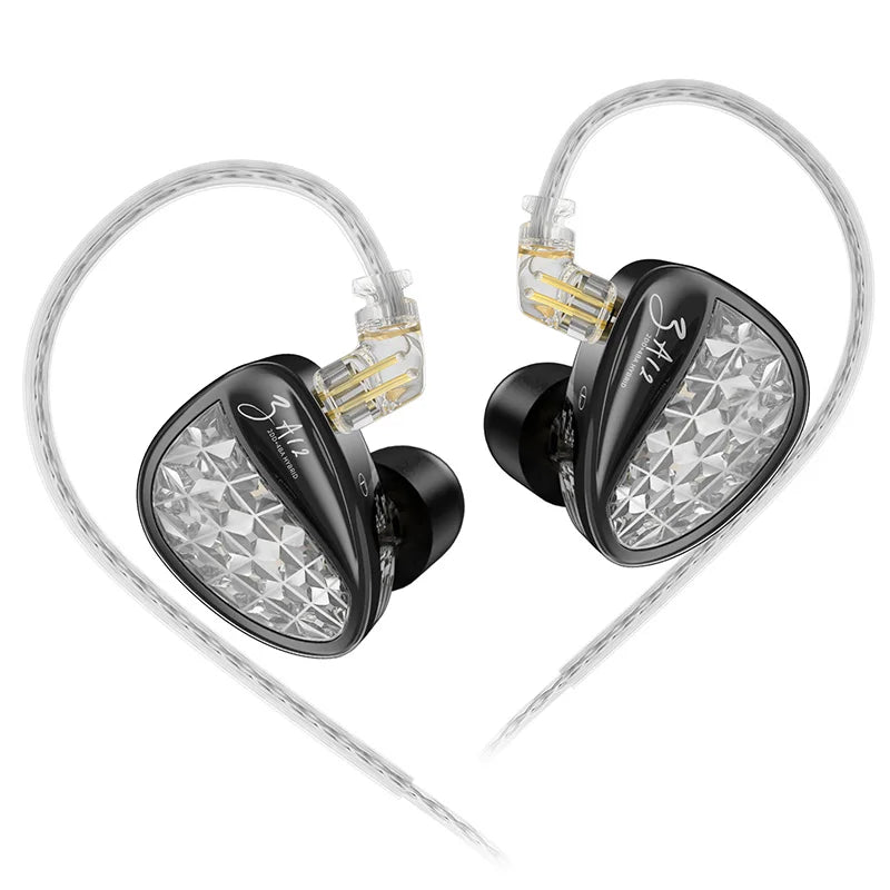 KZ ZA12 Hybrid Wired In Ear Monitor Audiophile Earphones