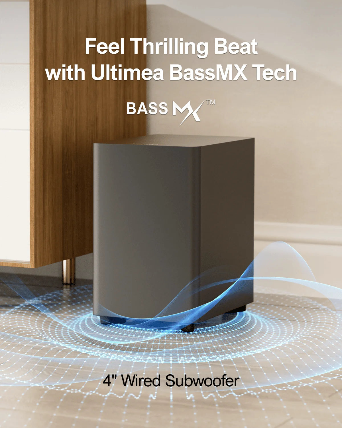 ULTIMEA 7.1 Channel Virtual Surround Soundbar With Subwoofer