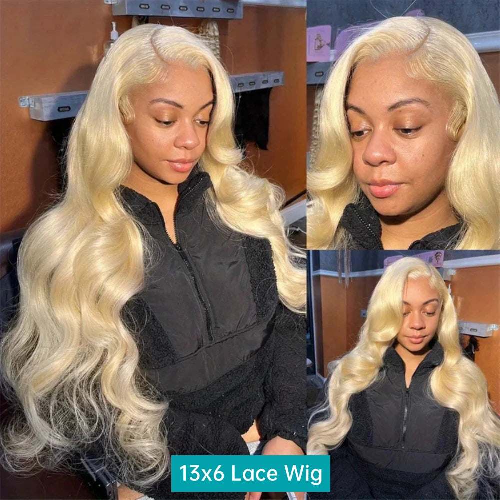 Legendhair 613 Blonde Brazilian Hair Body Wave Lace Front Wig