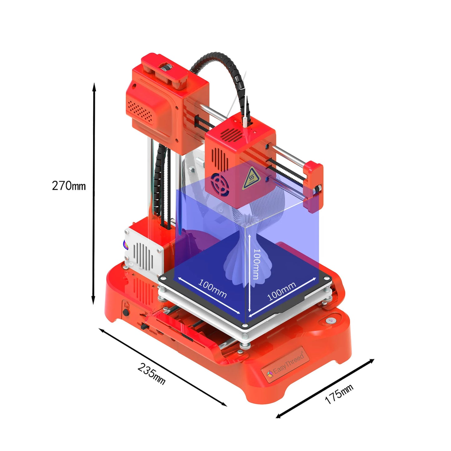 Easythreed 3D Printer K9 Easy To Use One-click Print Mainboard Magnetic Platform Desktop Mini Printer K7 For Beginner Kid Gift