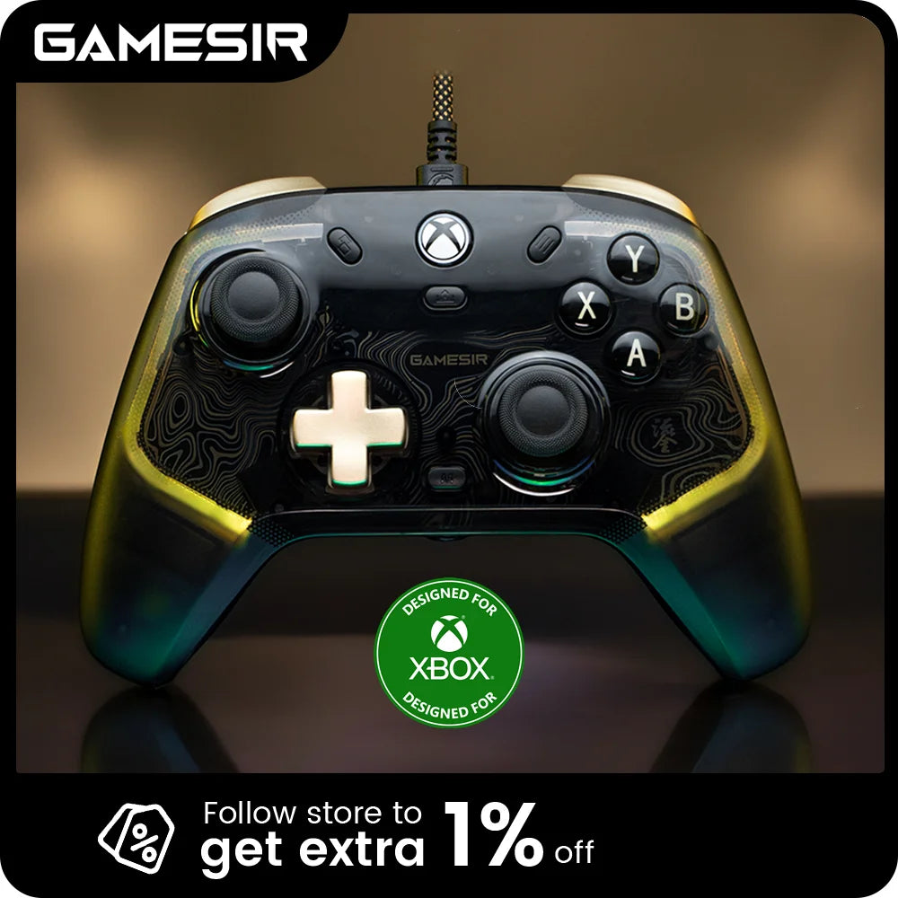 GameSir Kaleid Flux Wired Xbox Controller With Hall Effect Joysticks