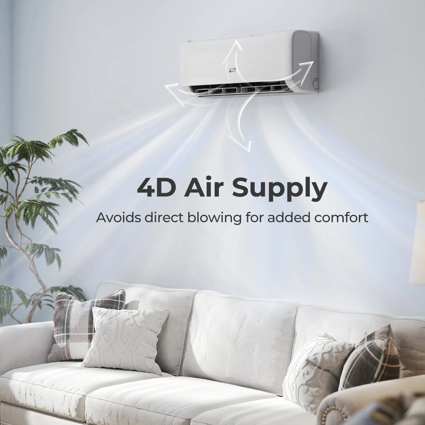 12000BTU Wifi Enabled Mini Split AC 22 SEER2115V Inverter Air Conditioner