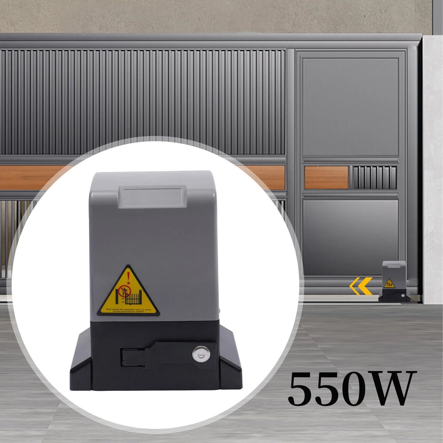 TOOL1SHOoo Heavy-Duty Sliding Gate Opener With Remote Control Kit