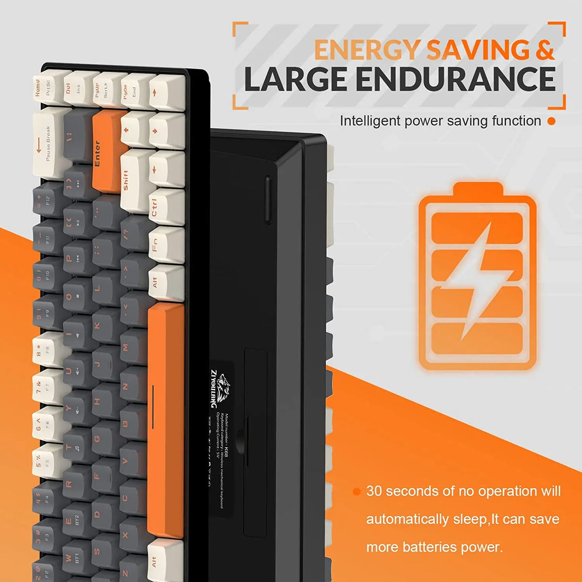 Attack Shark Wireless Mechanical Keyboard Bluetooth Dual Mode Hot Swappable