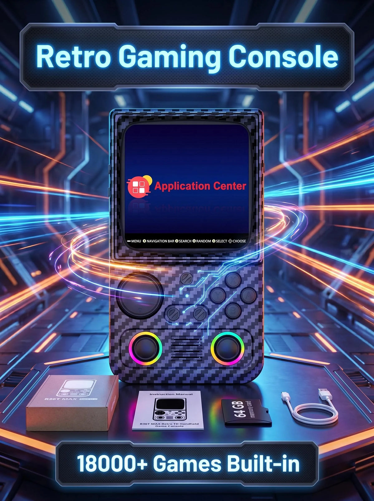 AISLPC R36T MAX Retro Handheld Gaming Console With WiFi Multiplayer