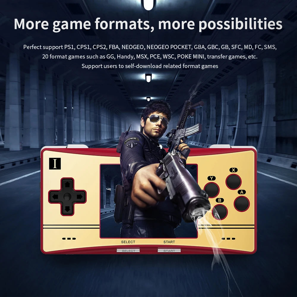 ANBERNIC RG300X Mini Retro Portable Game Console Min Video Game Player Support HD Out Built In 64G 5000 Games Kids Gift RG 300X