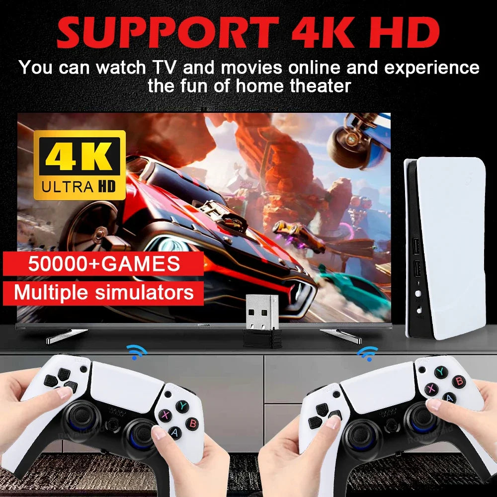 Ispoofer GB5 Retro Game Console Dual Controllers 50000 Games