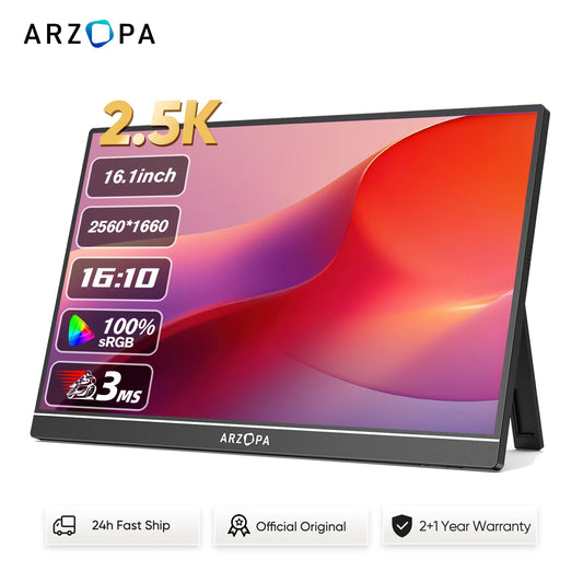 Arzopa Z1RC Portable Monitor Second Display for Mac Laptops