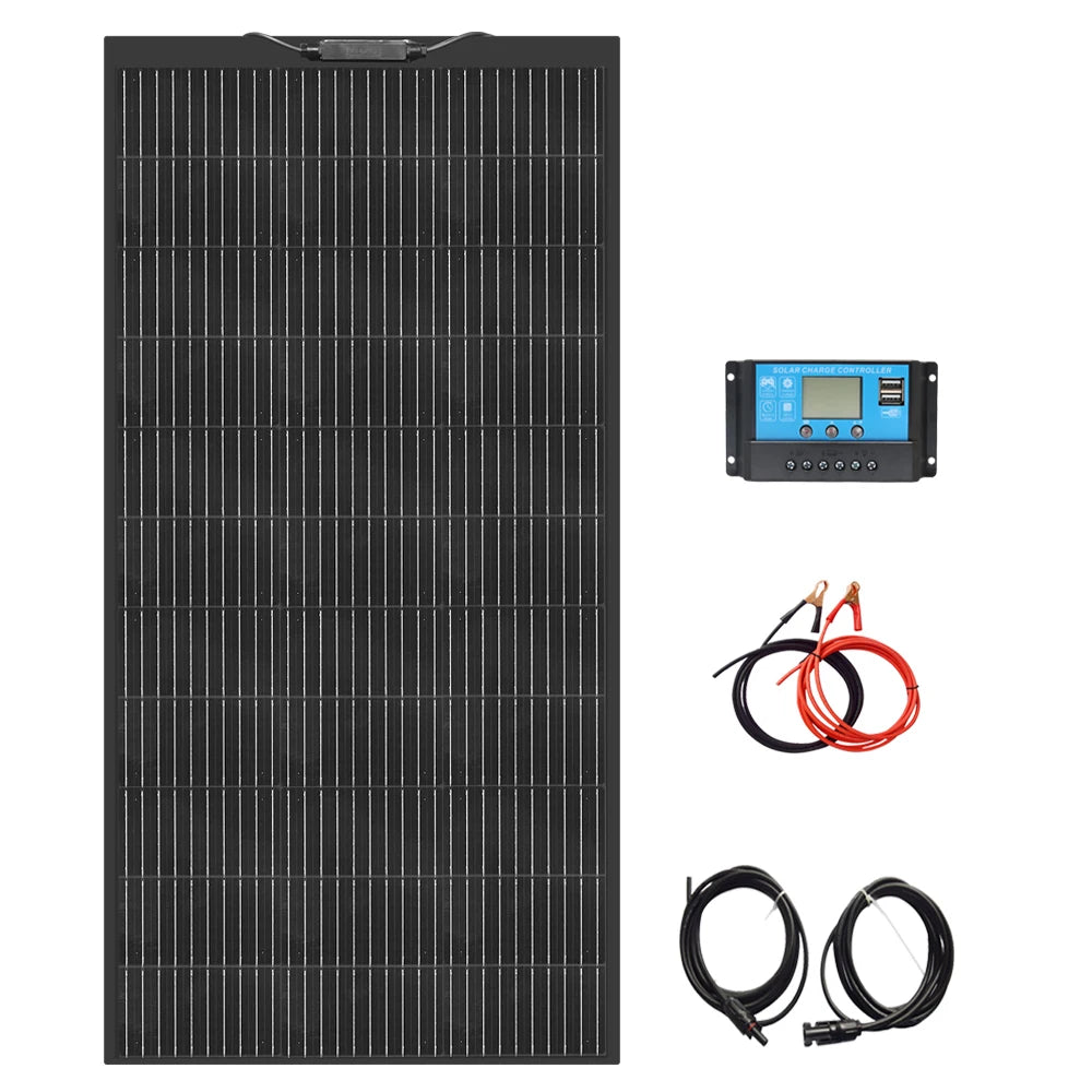 XINPUGUANG 12V 50W Flexible Solar Panel 19.8V 100W Photovoltaic solar panels battery charger for Car Boat home camper balcony