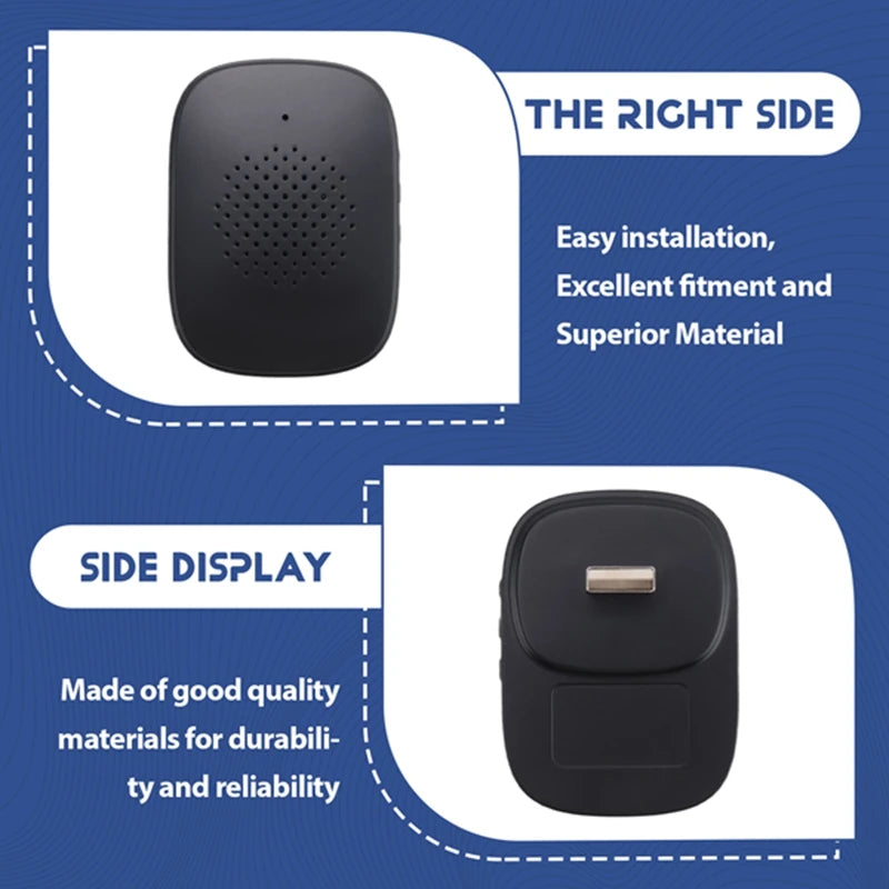 Doorbell Camera, 1080P Wire Less Doorbell Camera Wifi Network Connection, Voice Conversion,2 Way Talk
