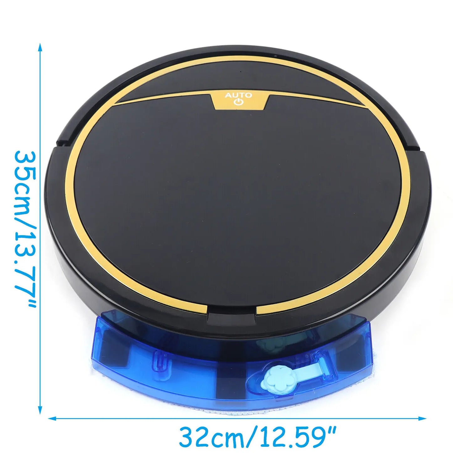 Smart Robot Mop Vacuum 3 in 1 Auto Recharge 2800Pa Wet Dry Mopping 150ML Water Tank for Hardwood Floor Carpet Cleaning