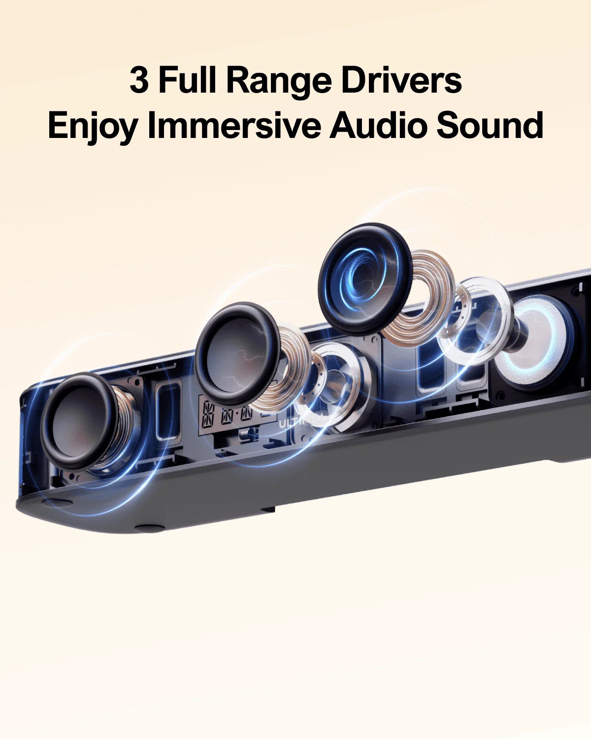 ULTIMEA 7.1 Channel Virtual Surround Soundbar With Subwoofer