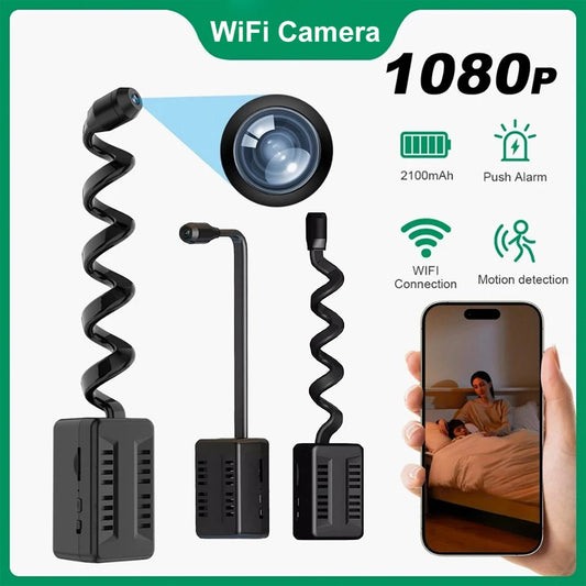 Mini WiFi Camera 1080P Wireless Nanny Cam with Motion Detection Surveillance Camera for Children/Home/Pet