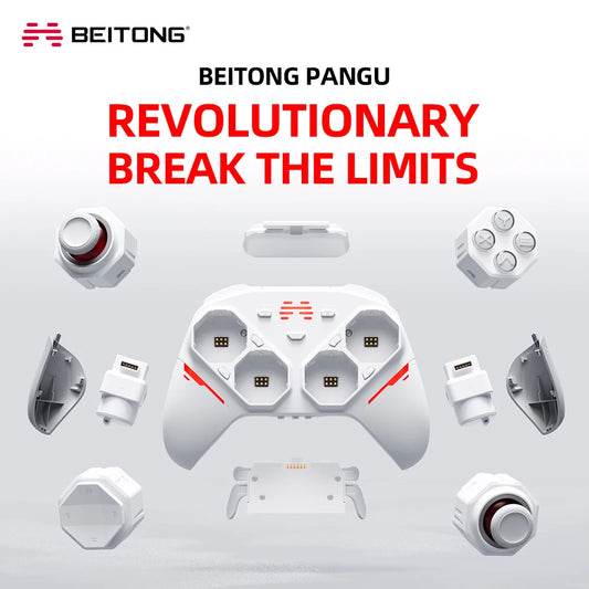 BEITONG PANGU Modular Wireless Controller With TMR Joystick For Switch