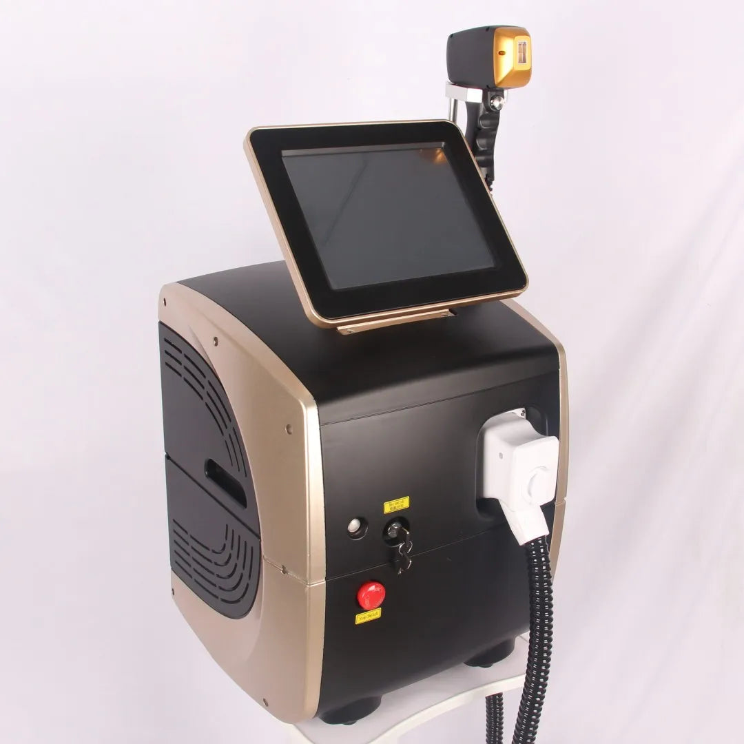 Professional 5000 Watt Diode Hair Removal Device, Ice Titanium Painless 3 Wavelength High-power Beauty Equipment