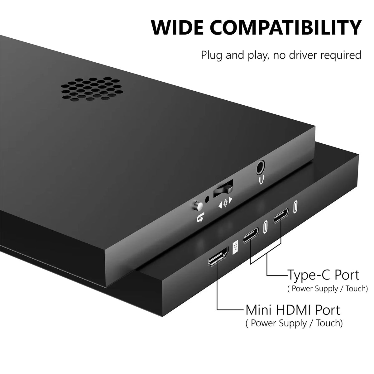 Touchscreen Stretched Bar Monitor For PC Case And Gpu Display
