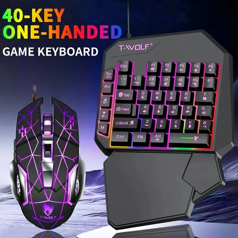 FocusOnPC Mobile Gaming Keyboard And Mouse Combo For Smartphone Games
