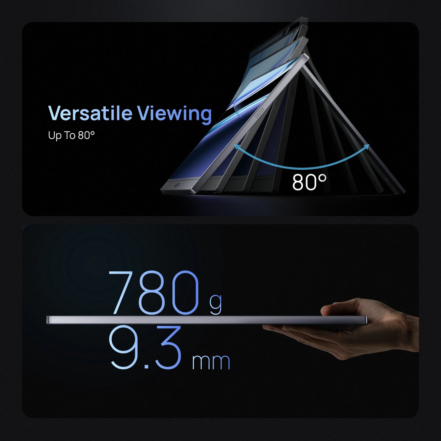 ARZOPA Portable Monitor 2.5K HDR10 IPS 180Hz for Laptop PS5
