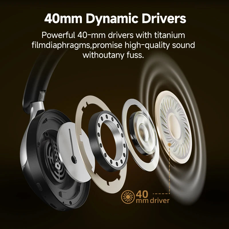 QCY H3 Pro ANC Wireless Headphones With Hi Res Audio