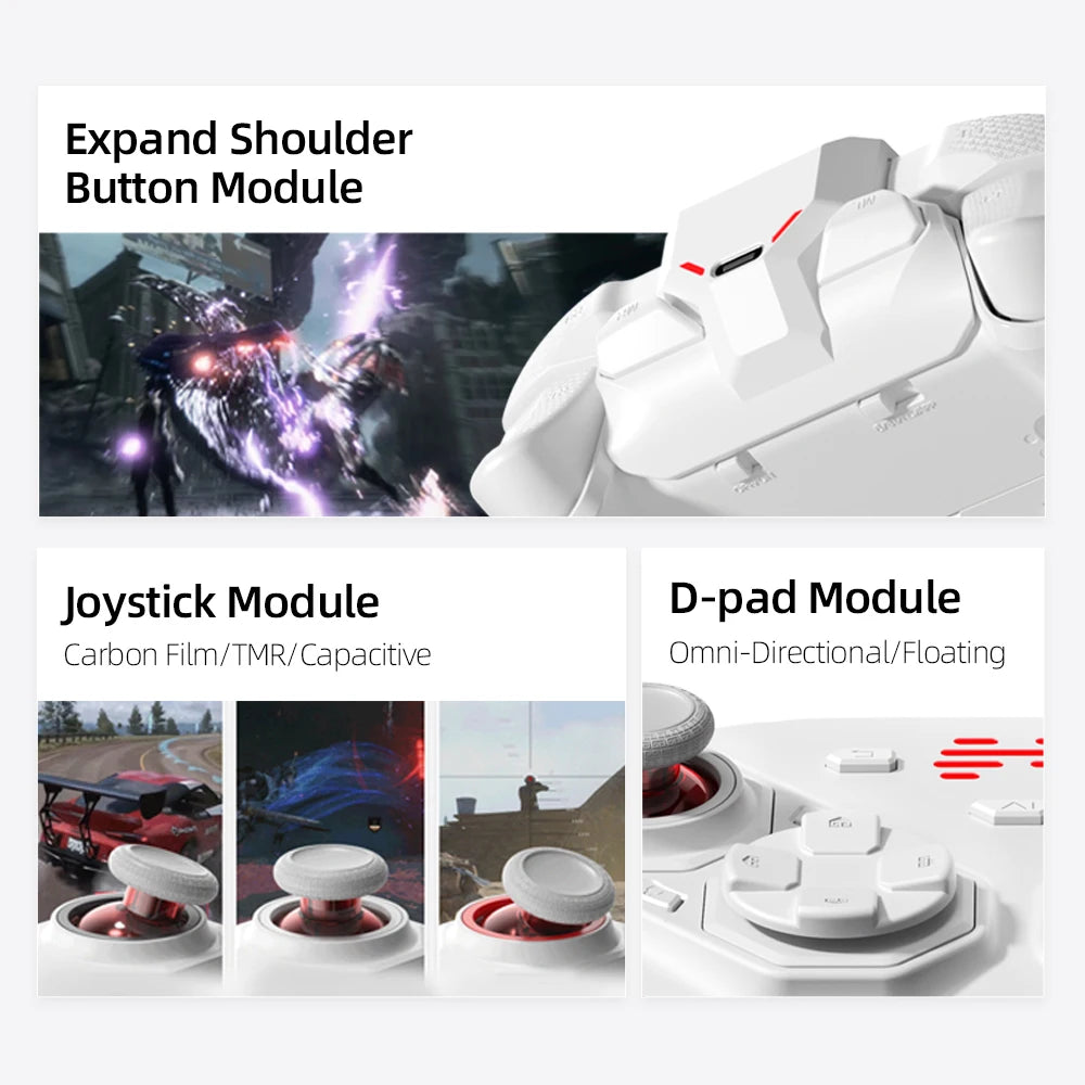 BEITONG PANGU Modular Wireless Controller With TMR Joystick For Switch