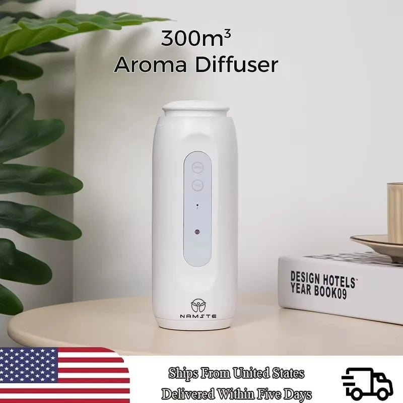 300m³ Wall Mounted Bluetooth Control Perfume Fragrance Diffuser Home Flavoring Air Freshener Air Purifier Oil Diffuser