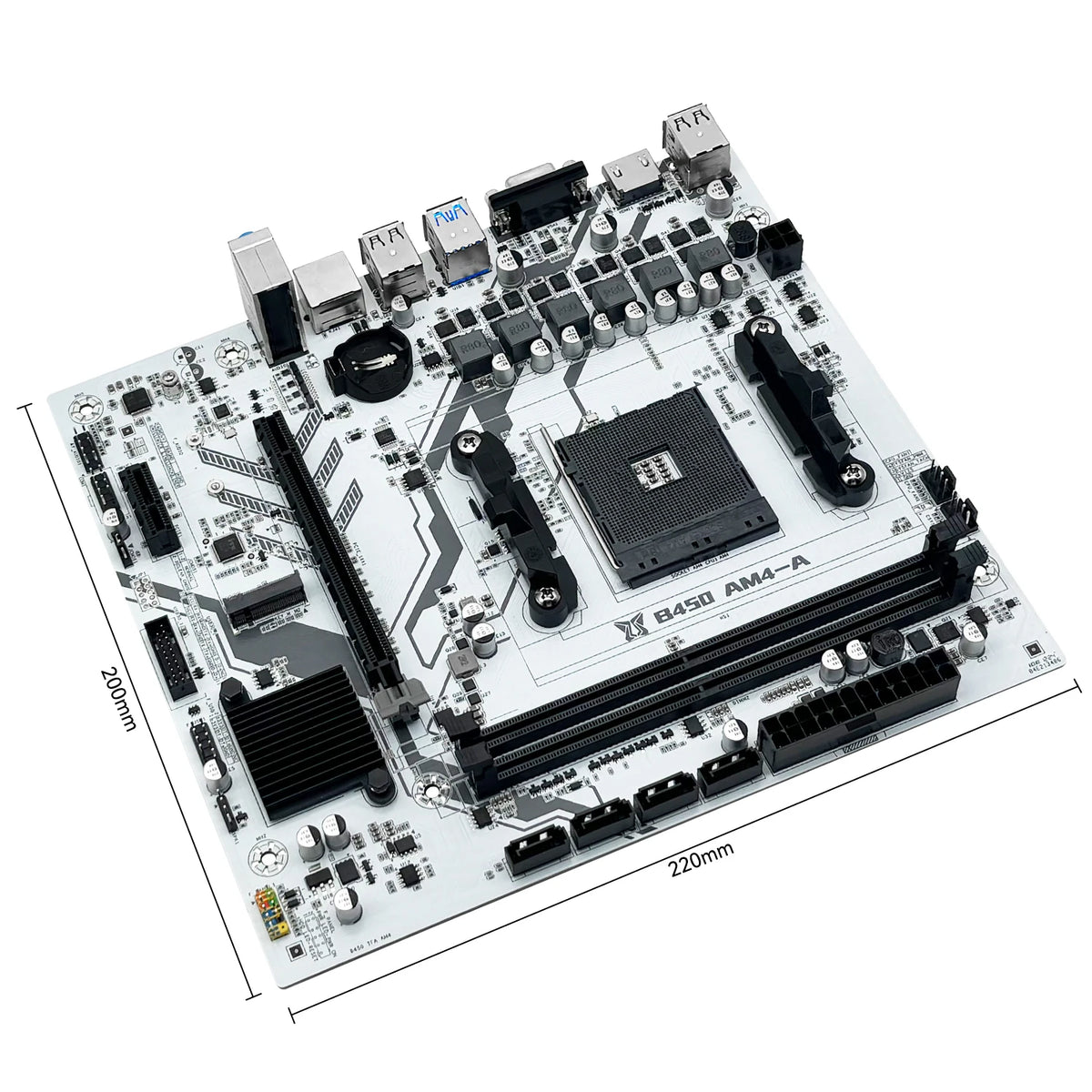 MACHINIST B450 AM4 Ryzen Motherboard With DDR4 And M.2 NVMe