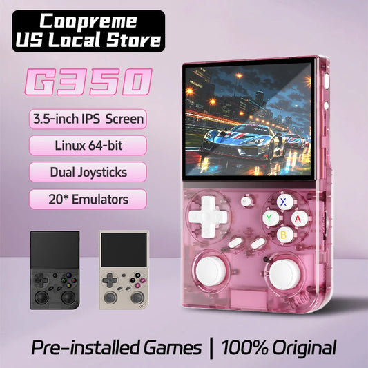 Coopreme G350 Linux Retro Handheld Game Console With Dual Joysticks