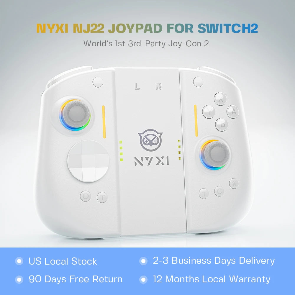 NYXI Hyperion 3 Modular Hall Effect Joypad for Switch 2