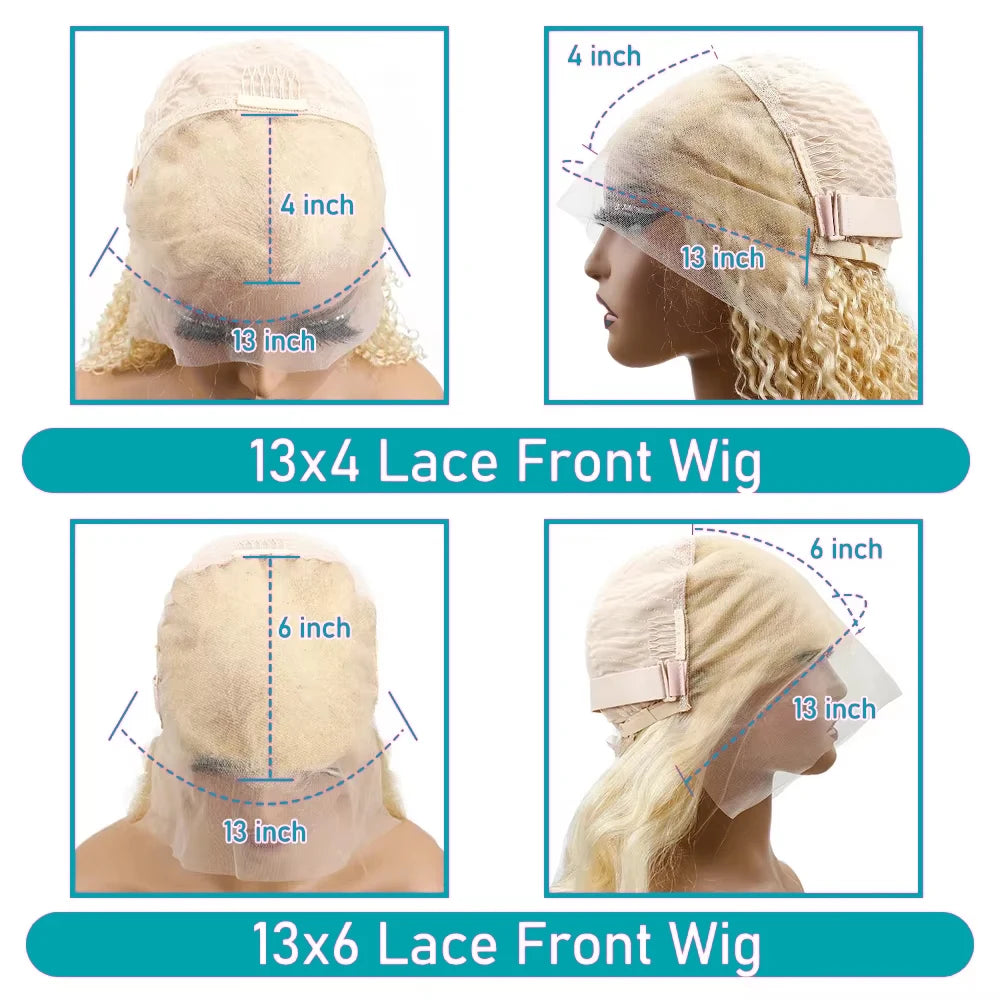 Legendhair 613 Blonde Brazilian Hair Body Wave Lace Front Wig