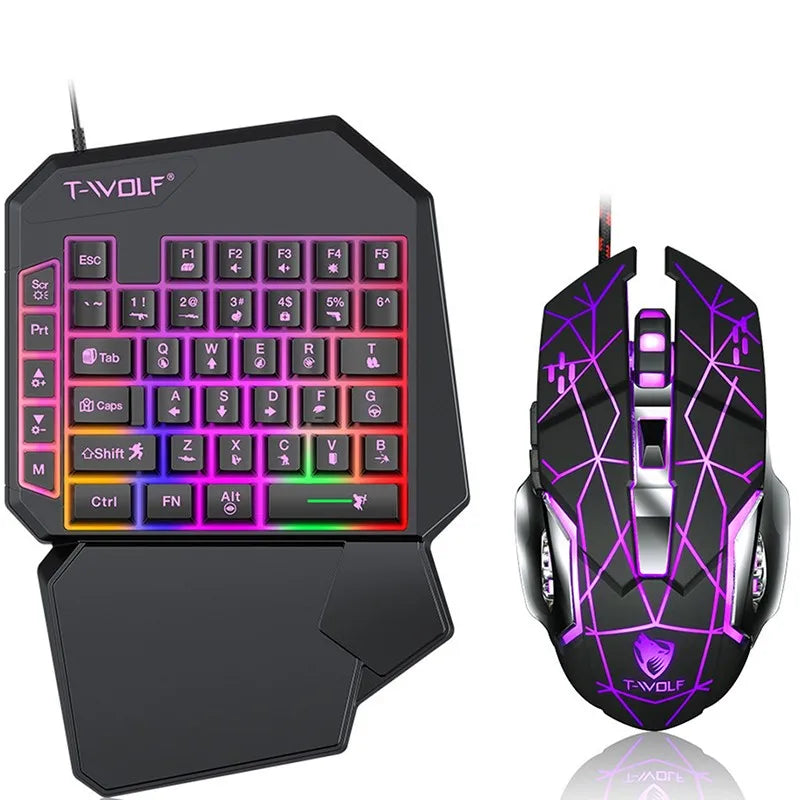 FocusOnPC Mobile Gaming Keyboard And Mouse Combo For Smartphone Games
